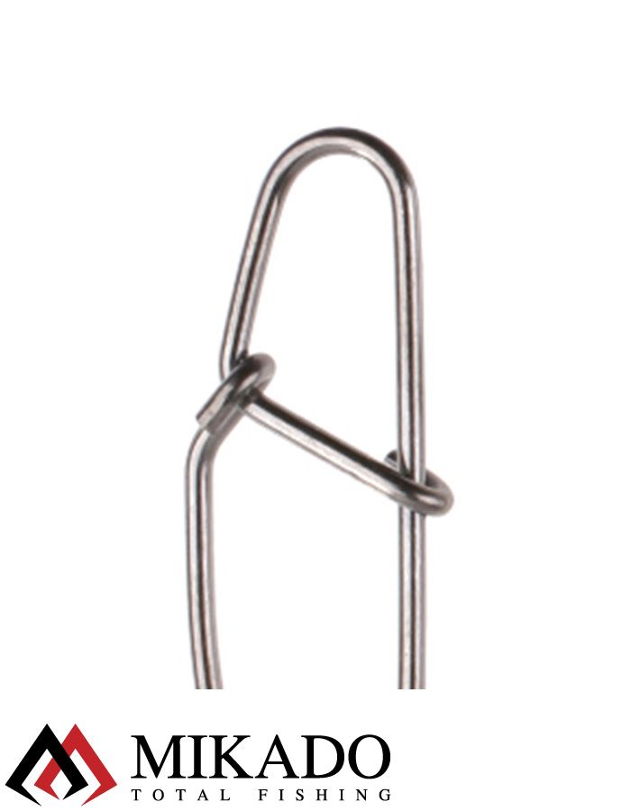 Застежка Mikado New hooked BN № 2.  тест 28 кг. (12 шт.)