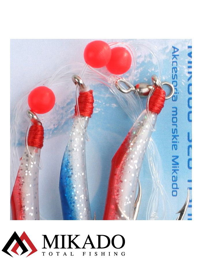 Морская оснастка Mikado HAIR TUBE RIG, крючок № 6/0  ( 3шт.)